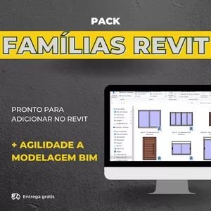 Imagem de capa para o Curso online PACOTE DE FAMÍLIAS PARA REVIT