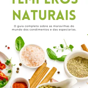 Imagem de capa para o Ebook TUDO sobre temperos