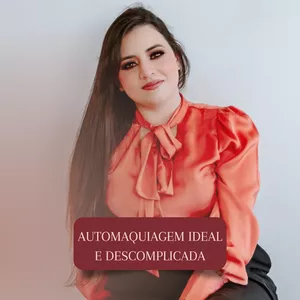 Imagem de capa para o Curso online Curso automaquiagem ideal e descomplicada