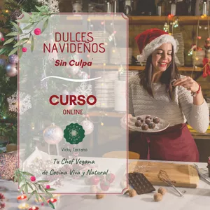 Imagen de portada para Curso online Dulces Navideños `Sin Culpa´ - Veganos y Saludables