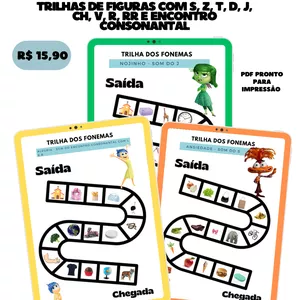 Imagem de capa para o Ebook KIT TRILHA DOS FONEMAS