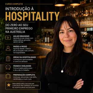 Imagem do curso Introduçāo à Hospitality