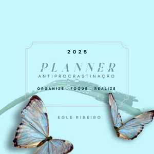 Imagem de capa para o Ebook Planner Antiprocrastinação