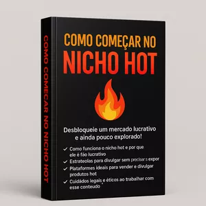 Imagem de capa para o Ebook Como começar no Nicho Hot
