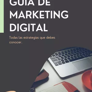 Imagen de portada para Ebook Marketing digital: incluye cursos sobre SEO, publicidad en redes sociales, email marketing, marketing de contenidos, entre otros.