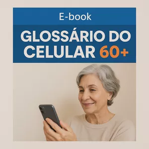 Imagem de capa para o Ebook E-book - Glossário do celular 60+