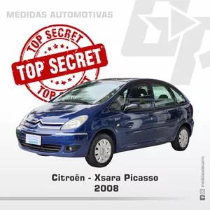 Imagem de capa para o Ebook Top Secret - Medidas de Carro - Citroën Xsara Picasso 2008