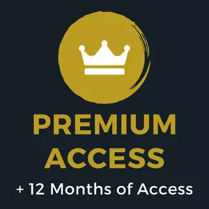 Cover image for Online course Upgrade to Premium (+12 Months of Access with Updates)
