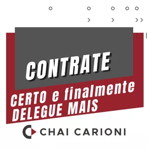 Imagem de capa para o Curso online CONTRATE CERTO e finalmente DELEGUE MAIS.