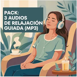 Imagen de portada para Ebook 3 Audios  de Relajación Guiada (MP3)