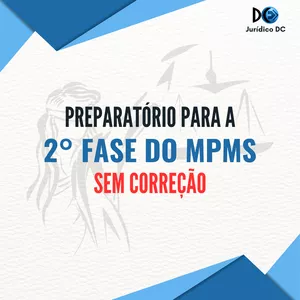 Imagem de capa para o Curso online Preparatório 2° Fase MPMS SEM Correção