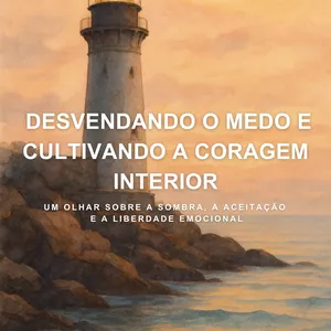 Imagem de capa para o Ebook Desvendando o Medo e Cultivando a Coragem Interior