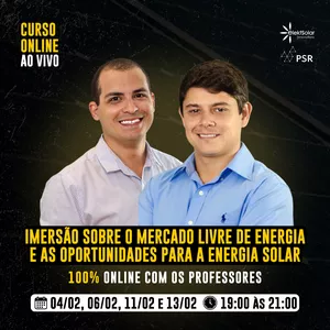 Imagem do curso Imersão Sobre o Mercado Livre de Energia e as Oportunidades para a Energia Solar