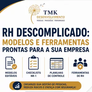 Imagem do curso RH Descomplicado: Modelos e Ferramentas Prontas para a sua Empresa
