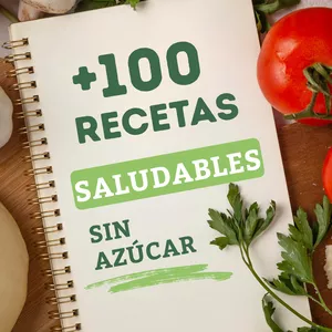 Imagen de portada para Ebook +100 Recetas Saludables Sin Azucar 