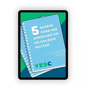 Imagem de capa para o Ebook 5 PASSOS PARA SER APROVADO EM UM COLÉGIO MILITAR