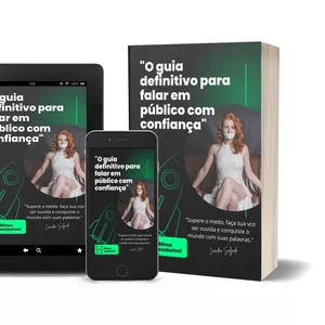 Imagem de capa para o Ebook O guia definitivo para falar em público com confiança
