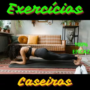 Imagem de capa para o Ebook Exercícios Caseiros 100% Eficaz  