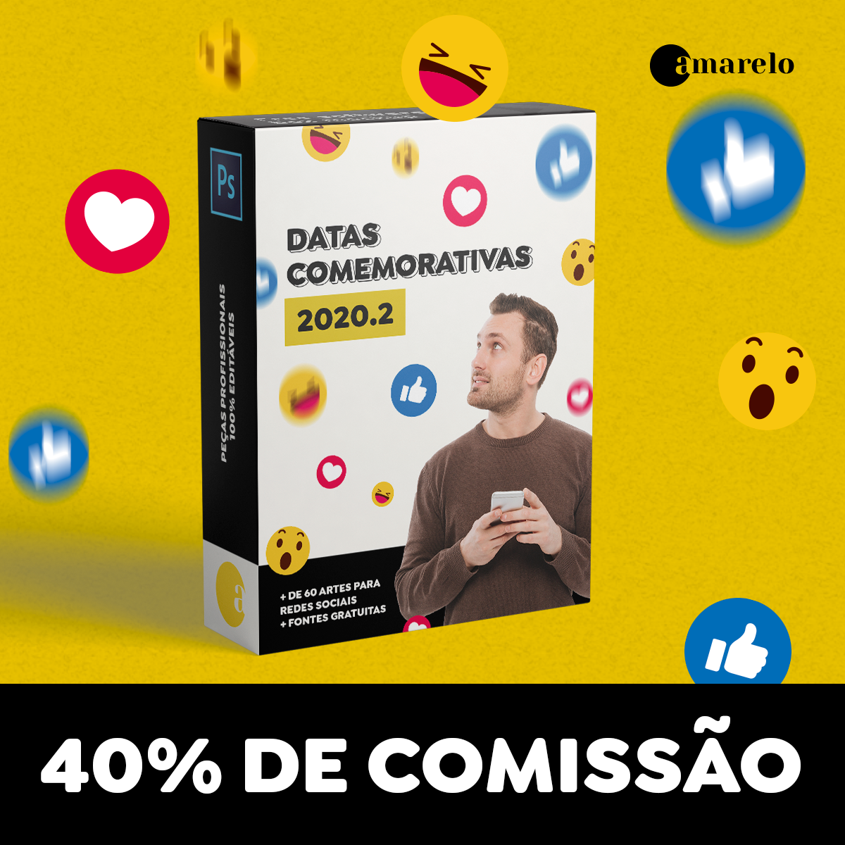 Imagem do curso Artes Para Redes Sociais - Pack Datas Comemorativas 2020.2