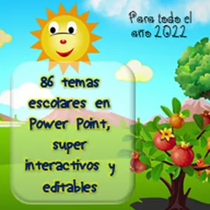 Imagen de portada para Curso online TEMAS ESCOLARES EN POWER POINT PARA TODO EL AÑO 2022