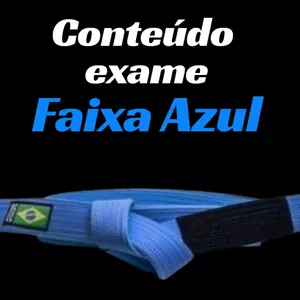 Imagem principal do produto Conteúdo Exame Faixa Azul 