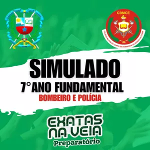 Imagem de capa para o Ebook PACOTE SIMULADO 7° SÉRIE FUND - COLÉGIO MILITAR POLÍCIA E BOMBEIRO