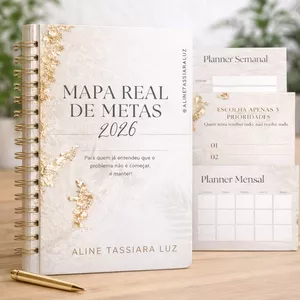 Imagem de capa para o Ebook Mapa Real de Metas 2026: Planejamento Prático para Mulheres