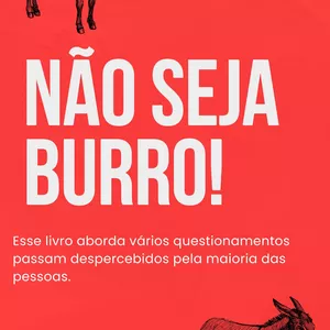 Imagem de capa para o Ebook Não seja burro!