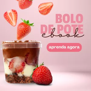 Imagem de capa para o Ebook Bolo de Pote Lucrativo
