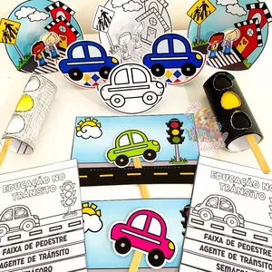 Imagem de capa para o Ebook 🚦🚗 Atividades do Dia do Trânsito 🚸👧👦 - MAGIA PEDAGÓGICA