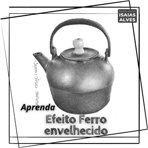 Imagem de capa para o Curso online Aprenda desenhar textura de ferro