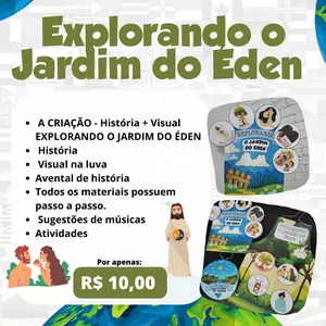 Imagem de capa para o Ebook EXPLORANDO O JARDIM DO ÉDEN - A CRIAÇÃO DO MUNDO
