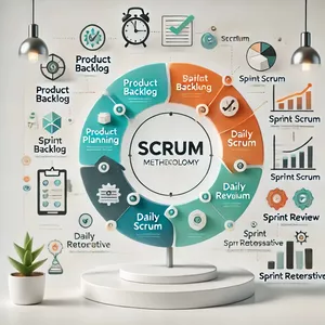 Imagem de capa para o Ebook 💻 Planilha Scrum em Excel: Organize Seus Projetos com Eficiência! 🚀