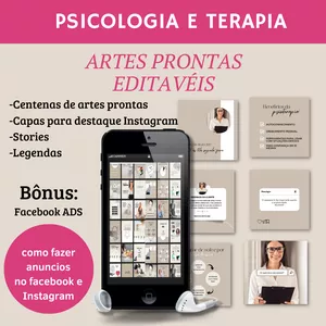 Imagem do curso Kit completo Psicóloga Digital