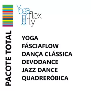 Imagem de capa para o Curso online PACOTE INTEGRAL (YOGA + FÁSCIA FLOW+ QUADRERÓBICA + JAZZ+BALLET+DEVODANCE)