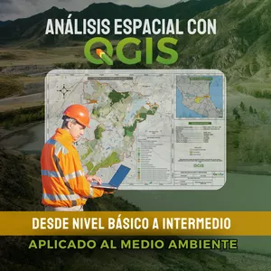 Imagen de portada para Curso online Análisis de datos raster y vectorial con QGIS