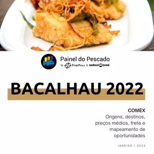 Imagem de capa para o Ebook Relatório de importações de bacalhau em 2022