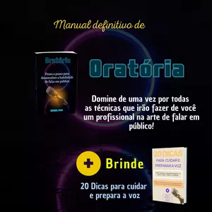 Imagem do curso Oratória - Passo a Passo para desenvolver a habilidade de falar bem em público + Brinde