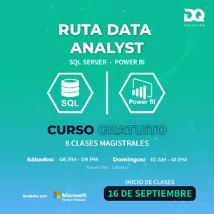Imagen de portada para Curso online Ruta Data Analyst