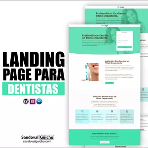 Imagem principal do produto 20 -. 👉 Combo: Landing Page y Página para Dentistas - Compatibles para WordPress y Elementor.