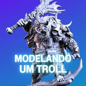 Imagem de capa para o Curso online Modelando troll com Zbrush
