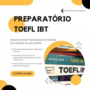 Imagem de capa para o Curso online Preparatório para TOEFL iBT