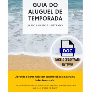 Imagem de capa para o Ebook Guia do Aluguel de Temporada