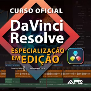 Imagem de capa para o Curso online DaVinci Resolve - Especialização em Edição de Vídeo