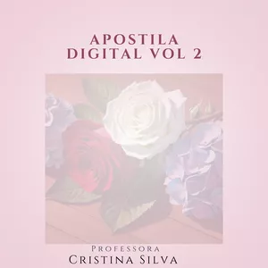 Imagem de capa para o Ebook  🎨 Apostila Digital de Pintura em Tecido – Cristina Silva 