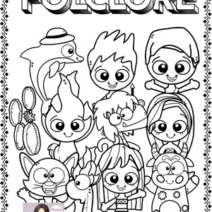 Imagem de capa para o Curso online *CARTAZ COLABORATIVO FOLCLORE*  