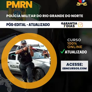 Imagem do curso PÓS-EDITAL - POLÍCIA MILITAR DO RIO GRANDE DO NORTE - EBN CURSOS - PMRN