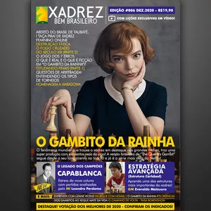 Imagem de capa para o Curso online Revista Xadrez Bem Brasileiro - Edição #006 - DEZ.2020
