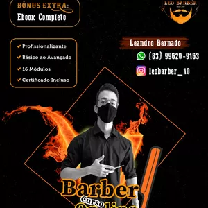 Imagem de Barber Curso On-line  criado por Leandro Bernardo na hotmart