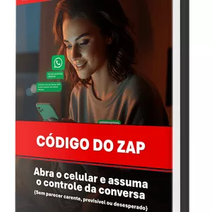 Imagem de capa para o Ebook CÓDIGO DO ZAP - Abra o Celular e Assuma o Controle da Conversa